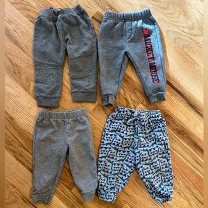 Hanna Andersson Disney Carters Set of 4 Baby Pants Size 12-18 months Sweatpants